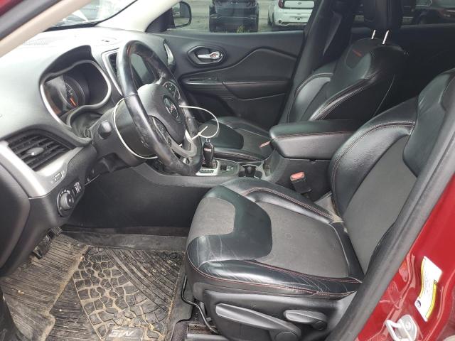 1C4PJMBS5GW337708 - 2016 JEEP CHEROKEE TRAILHAWK RED photo 7
