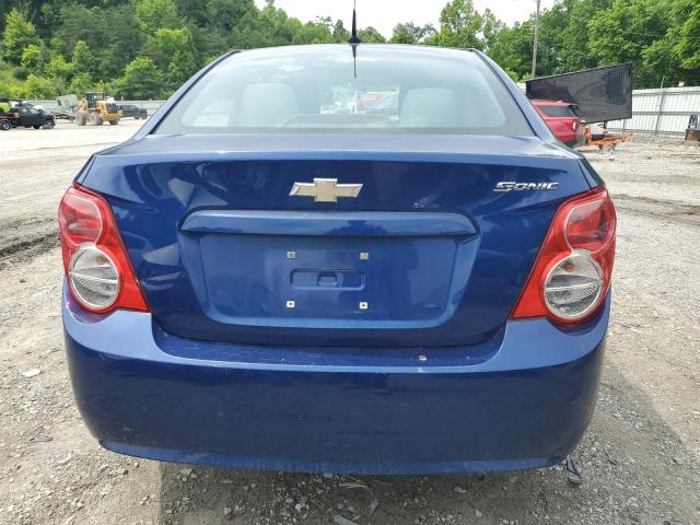 1G1JA5SH4E4182098 - 2014 CHEVROLET SONIC LS BLUE photo 6