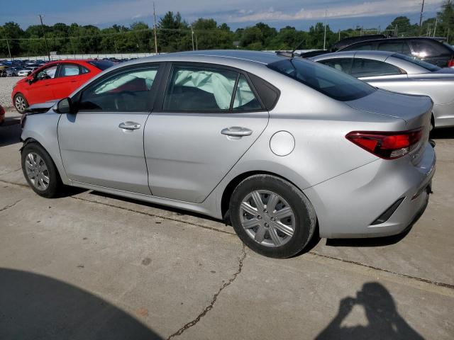 3KPA24AD1PE576088 - 2023 KIA RIO LX SILVER photo 2