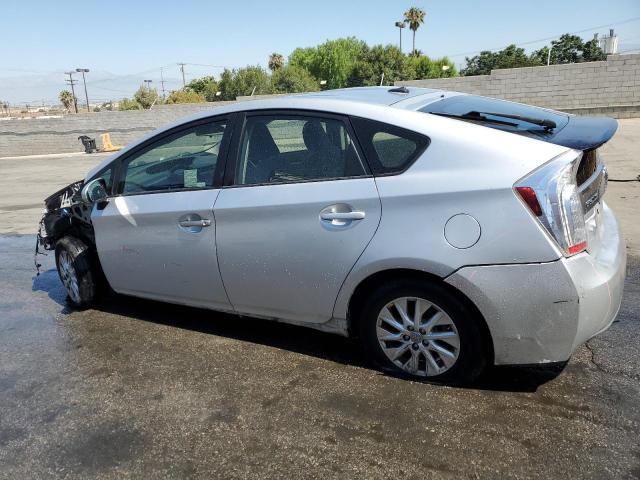 JTDKN3DP4F3066609 - 2015 TOYOTA PRIUS PLUG SILVER photo 2