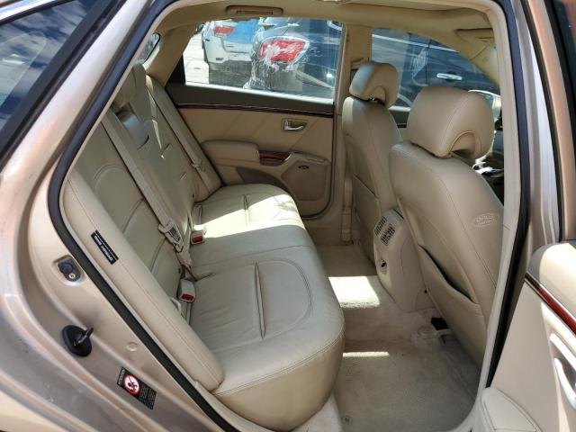 KMHFC46F66A046533 - 2006 HYUNDAI AZERA SE GOLD photo 10