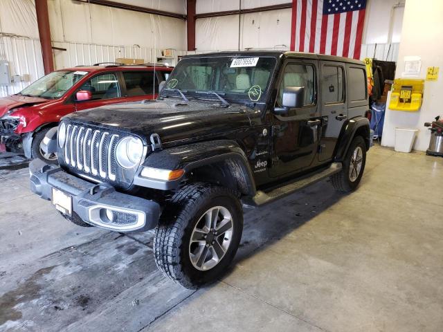 1C4HJXEG2JW118841 - 2018 JEEP WRANGLER U SAHARA BLACK photo 2