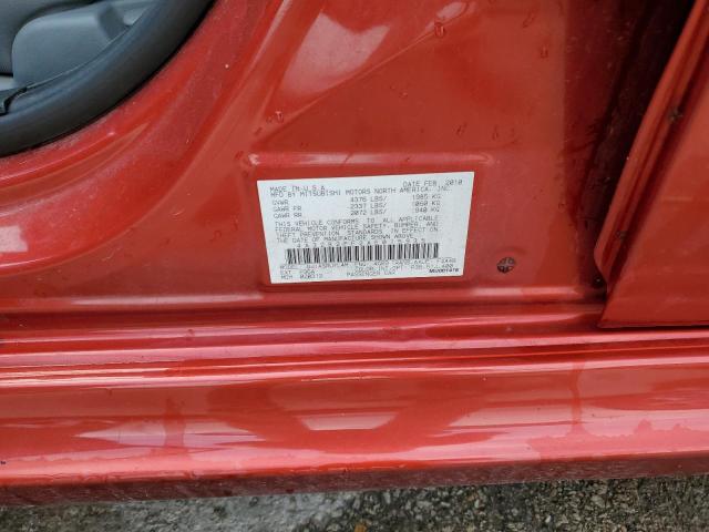 4A32B2FF2AE015935 - 2010 MITSUBISHI GALANT FE RED photo 13