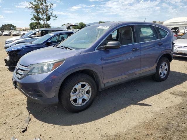 3CZRM3H33EG714228 - 2014 HONDA CR-V LX BLUE photo 1