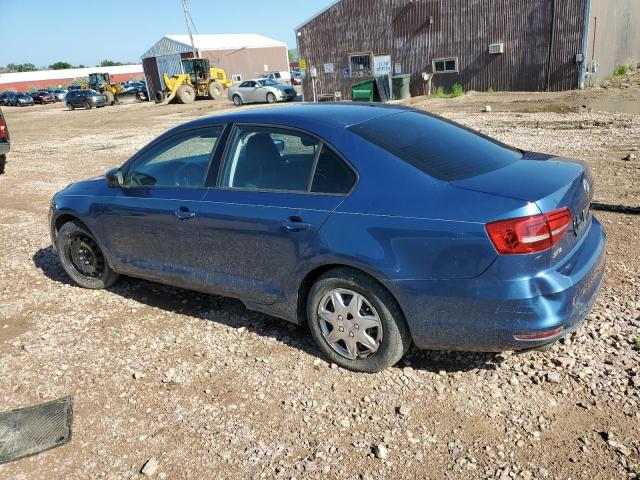 3VW2K7AJ5FM319836 - 2015 VOLKSWAGEN JETTA BASE أزرق صورة 2