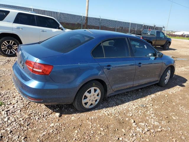 3VW2K7AJ5FM319836 - 2015 VOLKSWAGEN JETTA BASE أزرق صورة 3