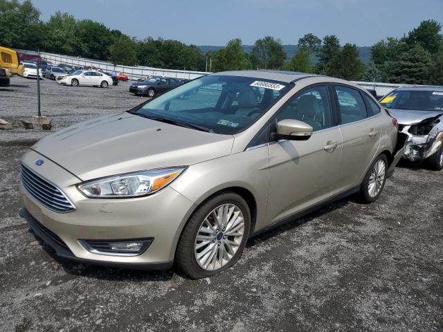 1FADP3J20JL272178 - 2018 FORD FOCUS TITANIUM GOLD photo 1