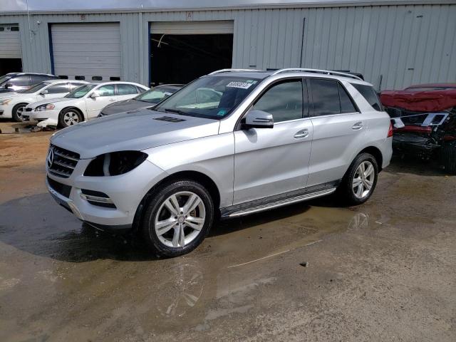 4JGDA5HB1EA439593 - 2014 MERCEDES-BENZ ML 350 4MATIC SILVER photo 1