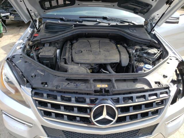 4JGDA5HB1EA439593 - 2014 MERCEDES-BENZ ML 350 4MATIC SILVER photo 12