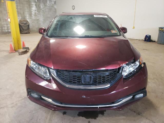 2HGFB2F54DH593268 - 2013 HONDA CIVIC LX BURGUNDY photo 5