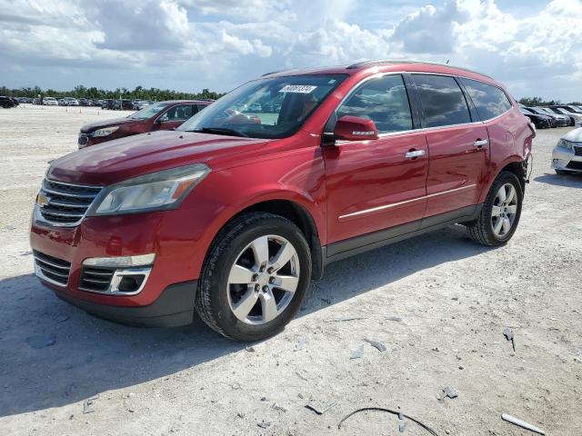 1GNKRJKDXEJ266963 - 2014 CHEVROLET TRAVERSE LTZ RED photo 1