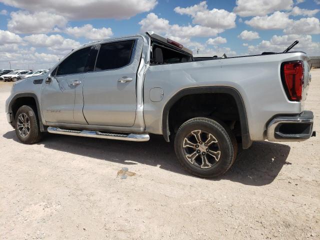 1GTP8BEK6MZ453487 - 2021 GMC SIERRA C1500 SLE SILVER photo 2