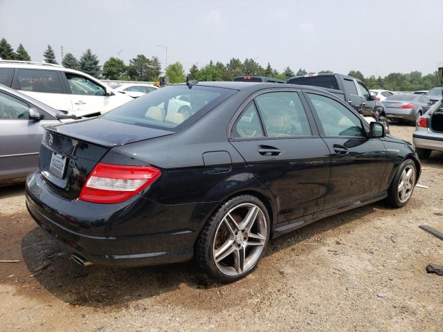 WDDGF56X48F090055 - 2008 MERCEDES-BENZ C 350 BLACK photo 3