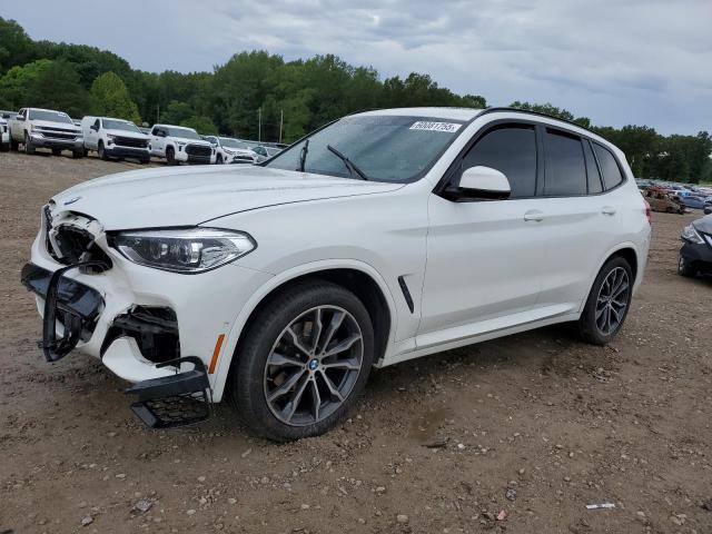 5UXTY3C00M9F54404 - 2021 BMW X3 SDRIVE30I WHITE photo 1
