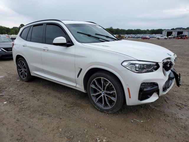 5UXTY3C00M9F54404 - 2021 BMW X3 SDRIVE30I WHITE photo 4