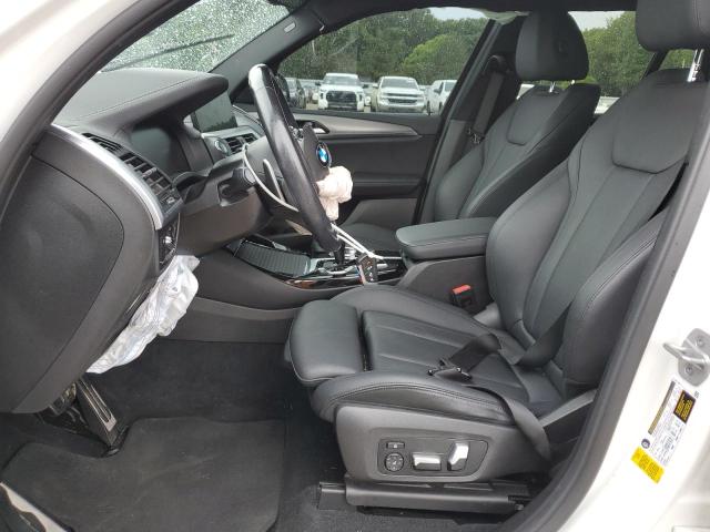 5UXTY3C00M9F54404 - 2021 BMW X3 SDRIVE30I WHITE photo 7