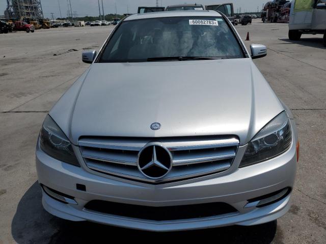 WDDGF5EB1BA515614 - 2011 MERCEDES-BENZ C 300 SILVER photo 5