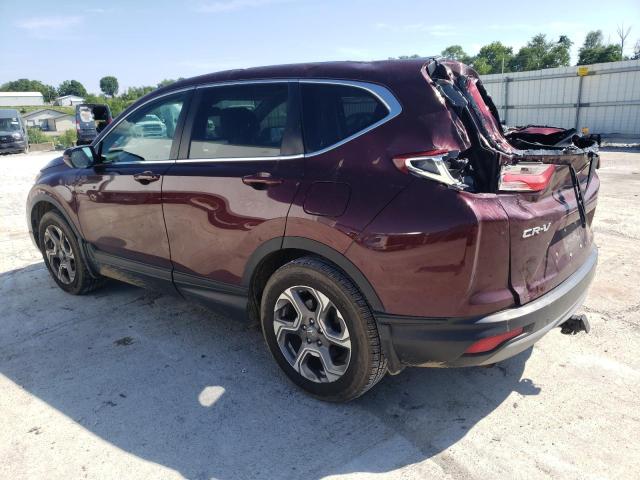 7FARW2H84JE067879 - 2018 HONDA CR-V EXL MAROON photo 2