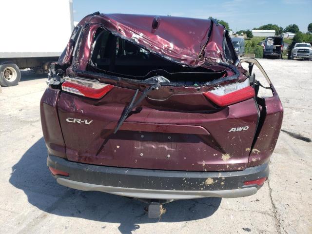 7FARW2H84JE067879 - 2018 HONDA CR-V EXL MAROON photo 6