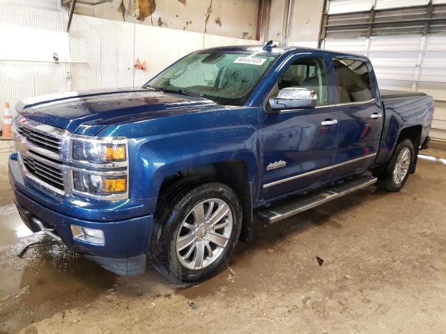 3GCUKTEC2FG416622 - 2015 CHEVROLET SILVER1500 K1500 HIGH COUNTRY BLUE photo 1