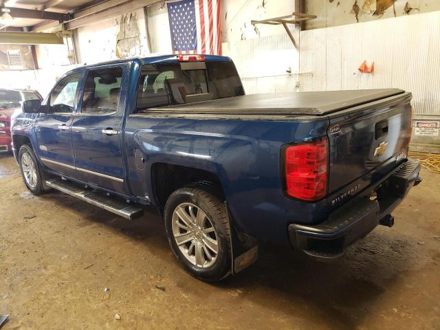 3GCUKTEC2FG416622 - 2015 CHEVROLET SILVER1500 K1500 HIGH COUNTRY BLUE photo 2