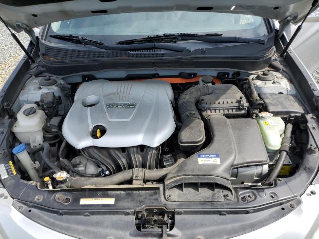 KMHEC4A43CA062086 - 2012 HYUNDAI SONATA HYBRID SILVER photo 11