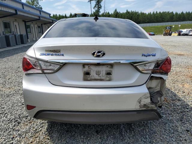 KMHEC4A43CA062086 - 2012 HYUNDAI SONATA HYBRID SILVER photo 6