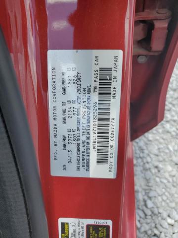 JM1BL1V71D1825296 - 2013 MAZDA 3 I RED photo 12