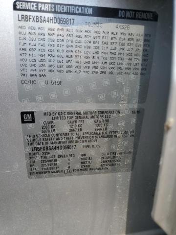 LRBFXBSA4HD069817 - 2017 BUICK ENVISION ESSENCE SILVER photo 14