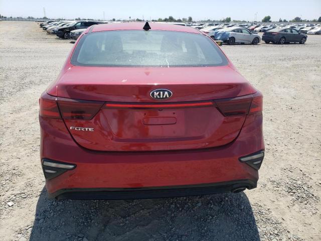 3KPF24AD9KE115266 - 2019 KIA FORTE FE RED photo 6