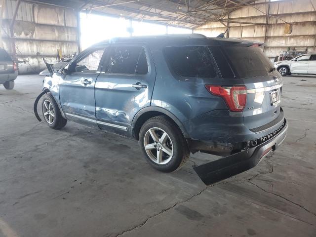 1FM5K7D81KGA46970 - 2019 FORD EXPLORER XLT 蓝色 照片 2