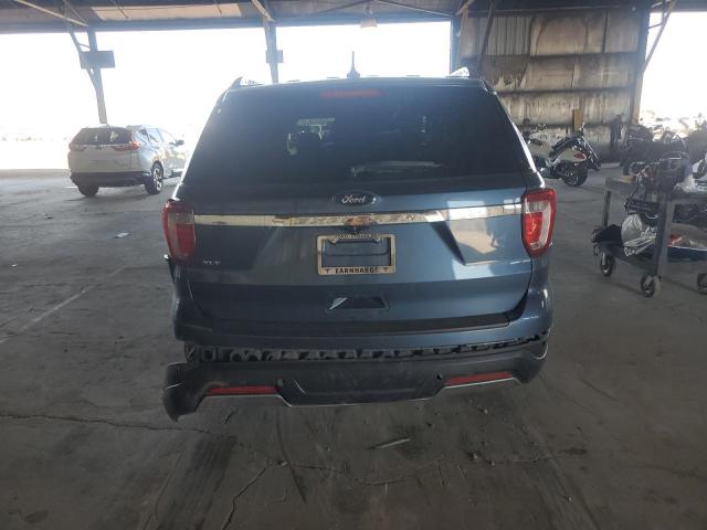 1FM5K7D81KGA46970 - 2019 FORD EXPLORER XLT 蓝色 照片 6