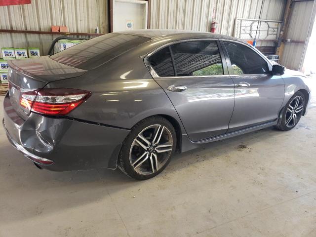 1HGCR2F52HA155206 - 2017 HONDA ACCORD SPORT GRAY photo 3