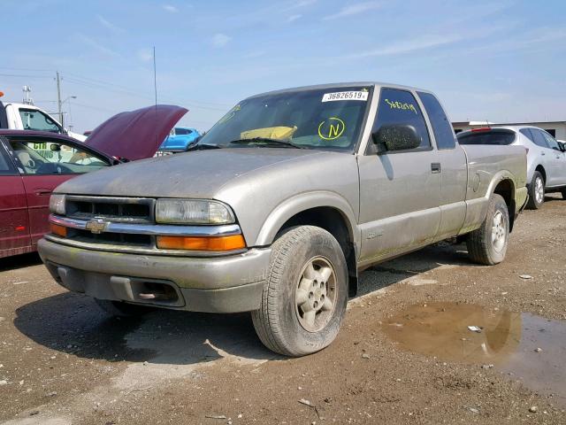 1GCDT19WX1K170054 - 2001 CHEVROLET S TRUCK S10  photo 2