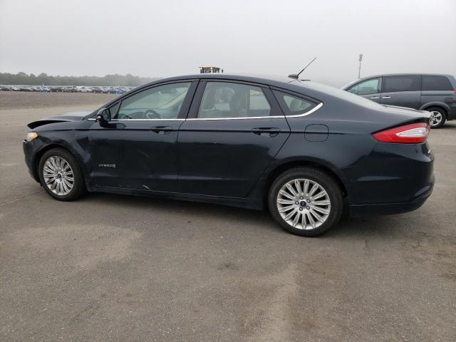 3FA6P0LU1ER293456 - 2014 FORD FUSION SE HYBRID BLACK photo 2