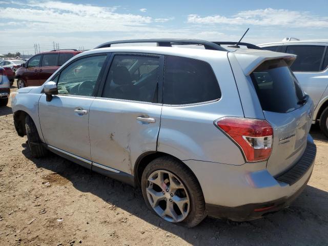 JF2SJAWC2FH486769 - 2015 SUBARU FORESTER 2.5I TOURING GRAY photo 2