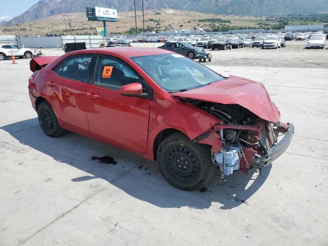2T1BURHE4GC607259 - 2016 TOYOTA COROLLA L RED photo 4