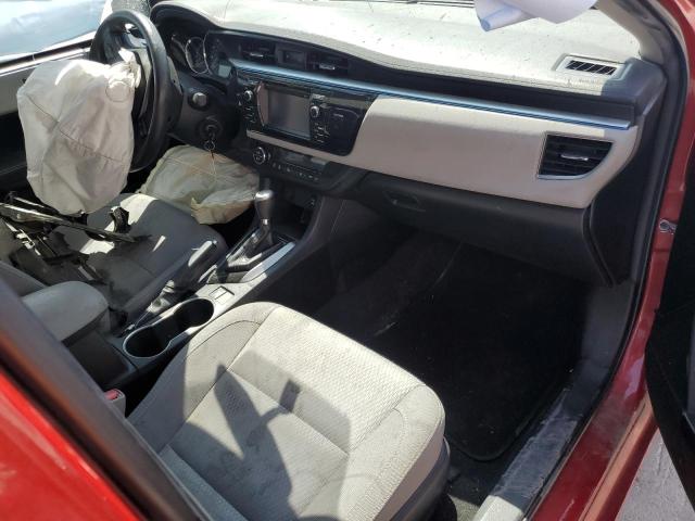 2T1BURHE4GC607259 - 2016 TOYOTA COROLLA L RED photo 8