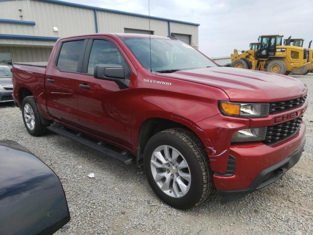 3GCPYBEK6MG226283 - 2021 CHEVROLET SILVERADO K1500 CUSTOM MAROON photo 4