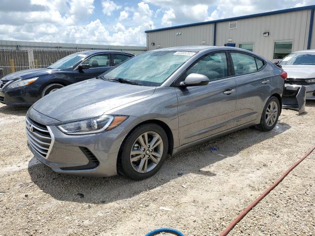 5NPD84LF4JH376660 - 2018 HYUNDAI ELANTRA SEL GRAY photo 1