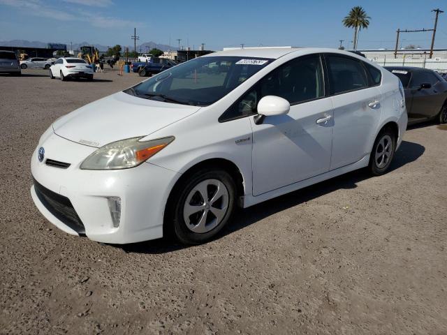 JTDKN3DU8D5560186 - 2013 TOYOTA PRIUS WHITE photo 1