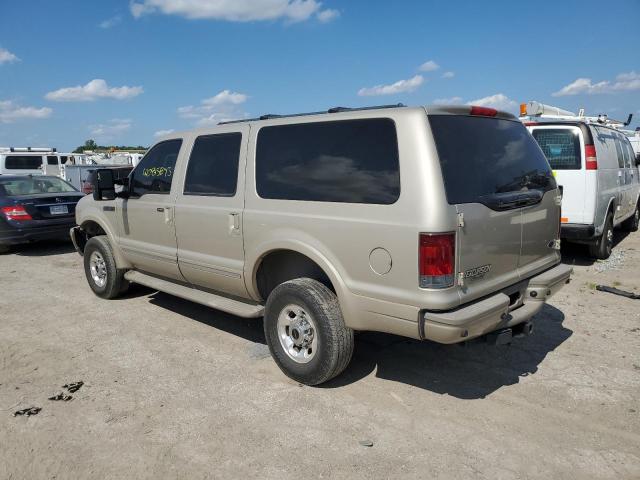 1FMSU43P64EA22313 - 2004 FORD EXCURSION LIMITED GOLD photo 2