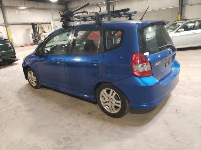 JHMGD38617S012930 - 2007 HONDA FIT S 蓝色 照片 2