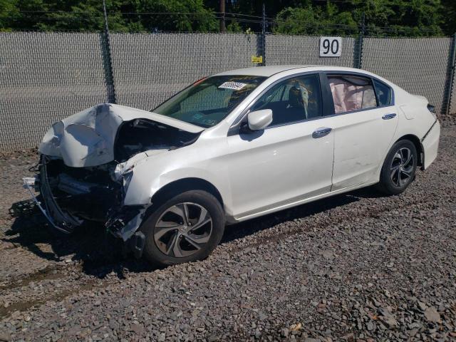 1HGCR2F35GA028625 - 2016 HONDA ACCORD LX WHITE photo 1