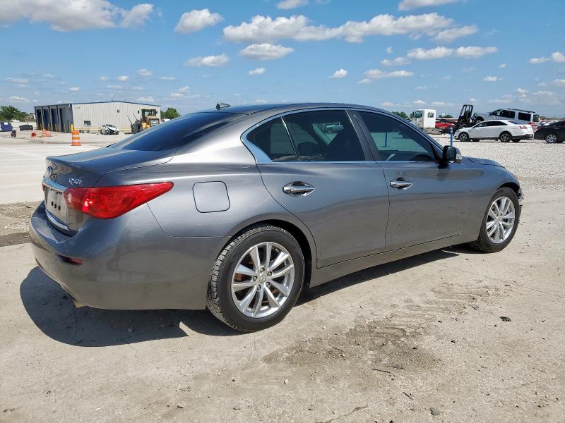 JN1BV7AP5FM355460 - 2015 INFINITI Q50 BASE رمادي صورة 3