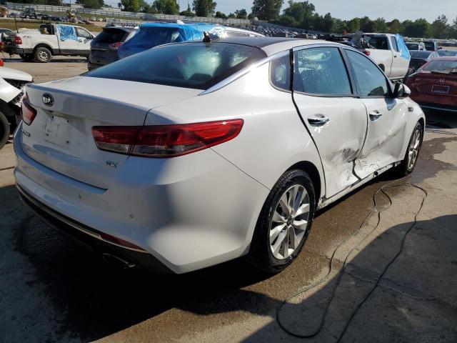 5XXGU4L33GG093797 - 2016 KIA OPTIMA EX WHITE photo 3