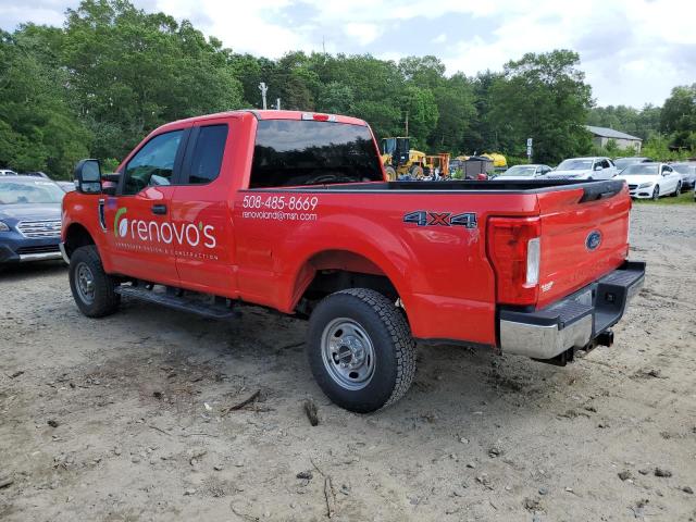 1FT7X2B65KEC70936 - 2019 FORD F250 SUPER DUTY 红色 照片 2