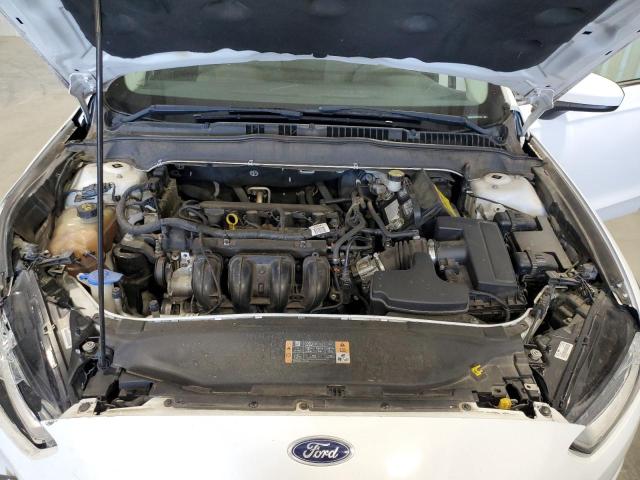 3FA6P0G73DR328257 - 2013 FORD FUSION S WHITE photo 11