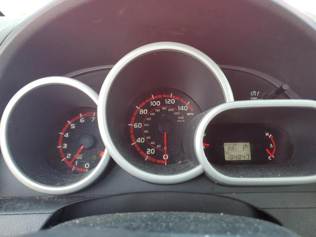 2T1KE40E89C021095 - 2009 TOYOTA MATRIX S Կարմիր լուսանկար 9