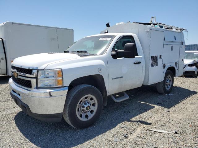 1GB3CZCG4CF199125 - 2012 CHEVROLET SILVERADO C3500 WHITE photo 1